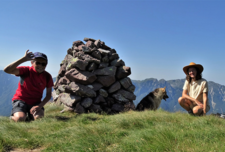 Anello con tris di cime, Avaro, Tribortoi, Ponteranica centr.,e Laghii di Ponteranica dai Piani Avaro il 1 ag.2020- FOTOGALLERY